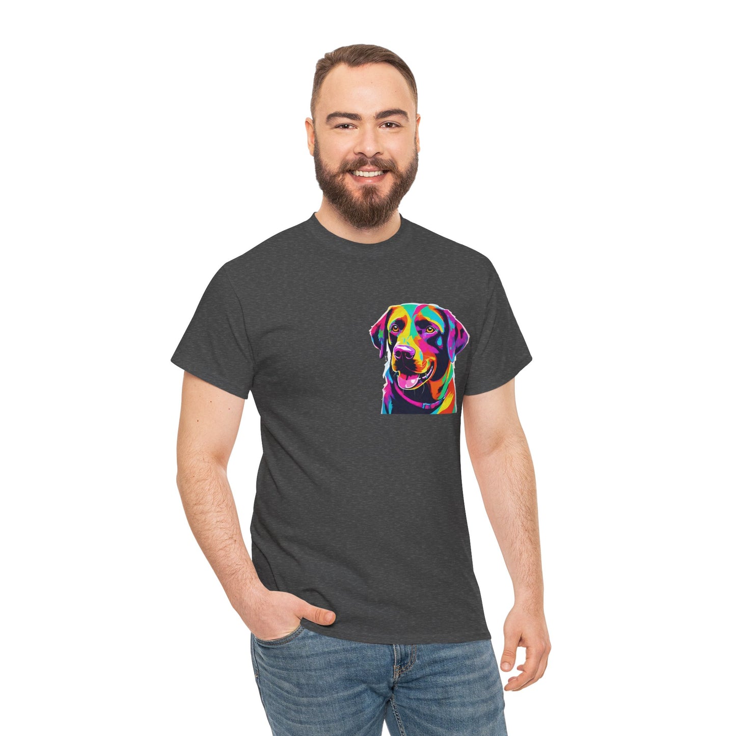 Pop Art Lab Dog in the Heart Flashlander Gym Shirt