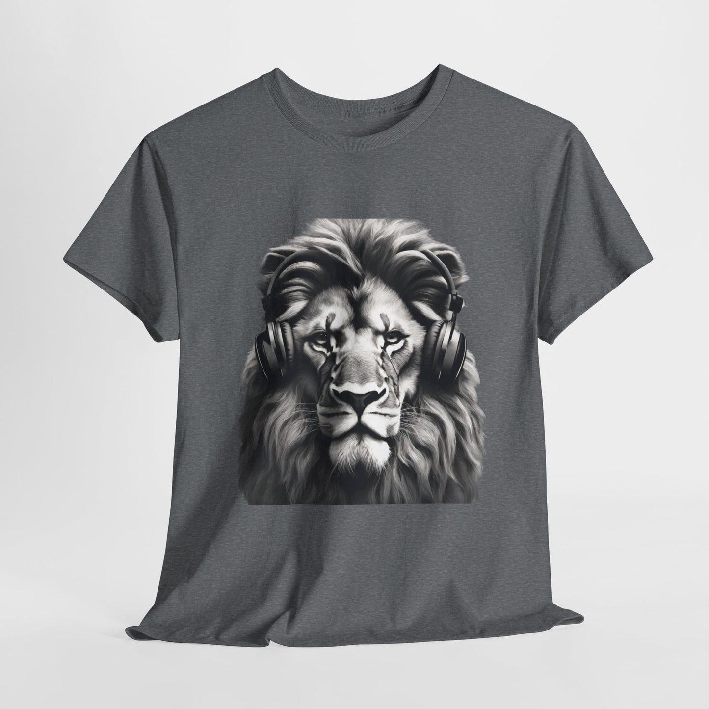 Lion Training with Headphones - Flashlander Gym Shirt