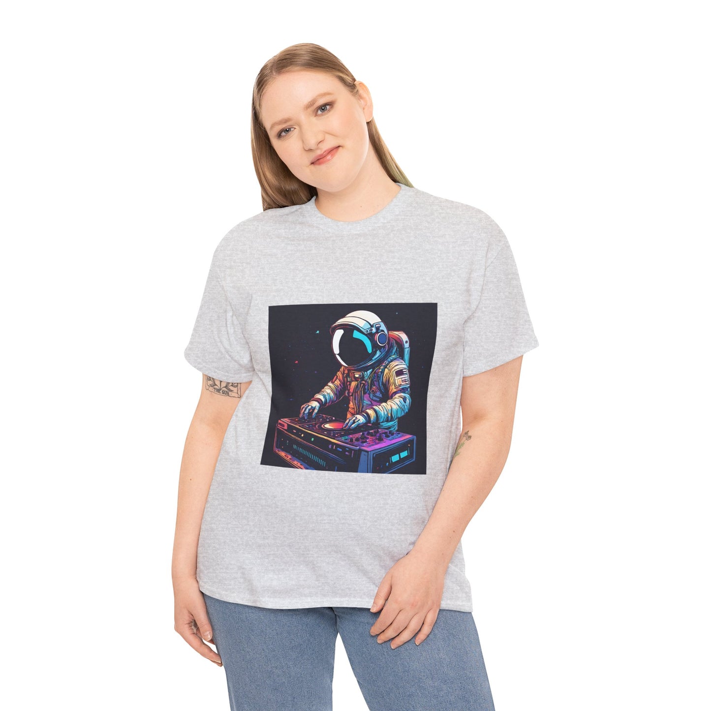 Astronaut Techno DJ Flashlander Gym Shirt