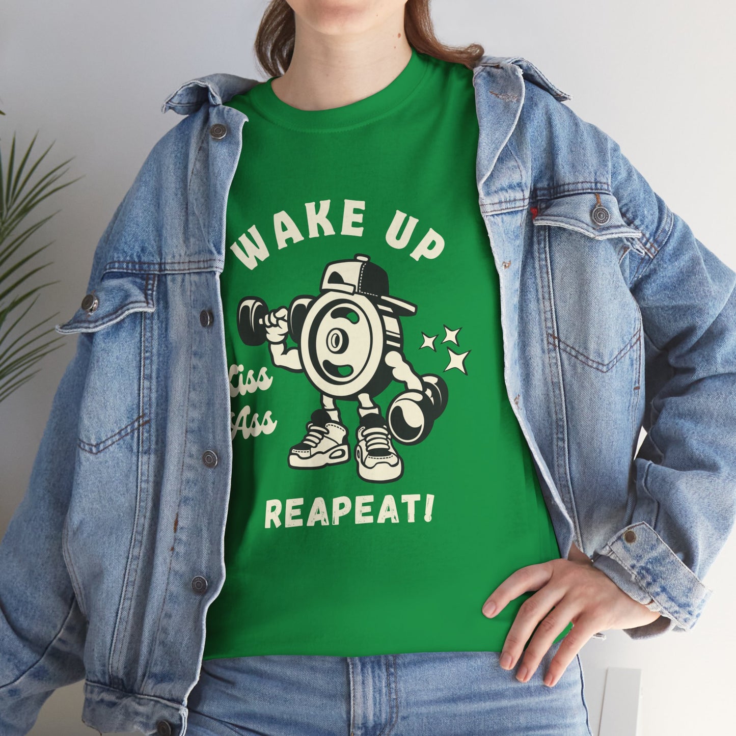 Wake Up Kiss Ass Reapeat - Flashlander Gym Shirt