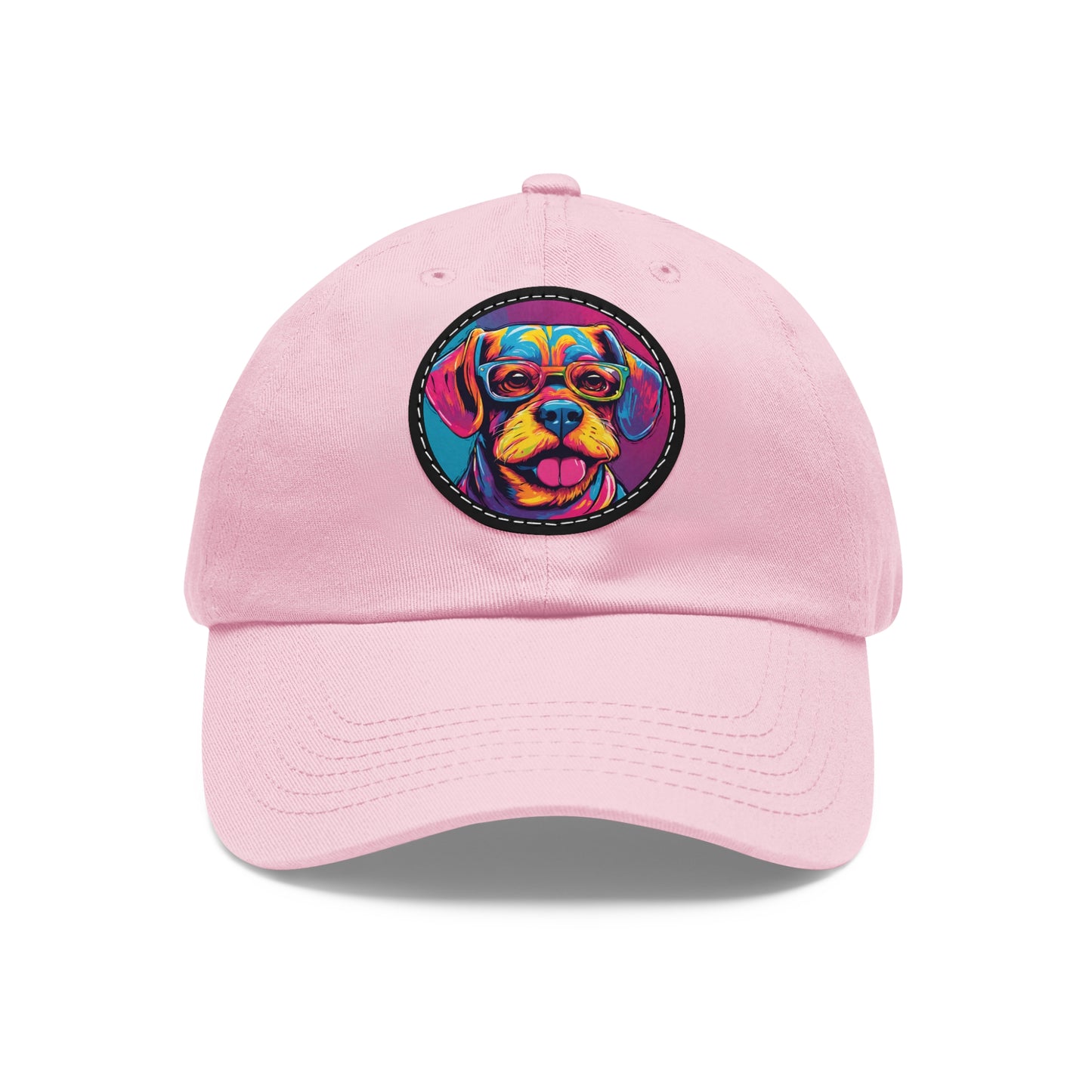 Chapeau pour chien avec lunettes, casquette pour chien, chapeau Pop Art pour chien, chapeau de papa avec patch (rond), casquette de baseball, chapeau pour chien, casquette pour chien, chapeau personnalisé Flashlander