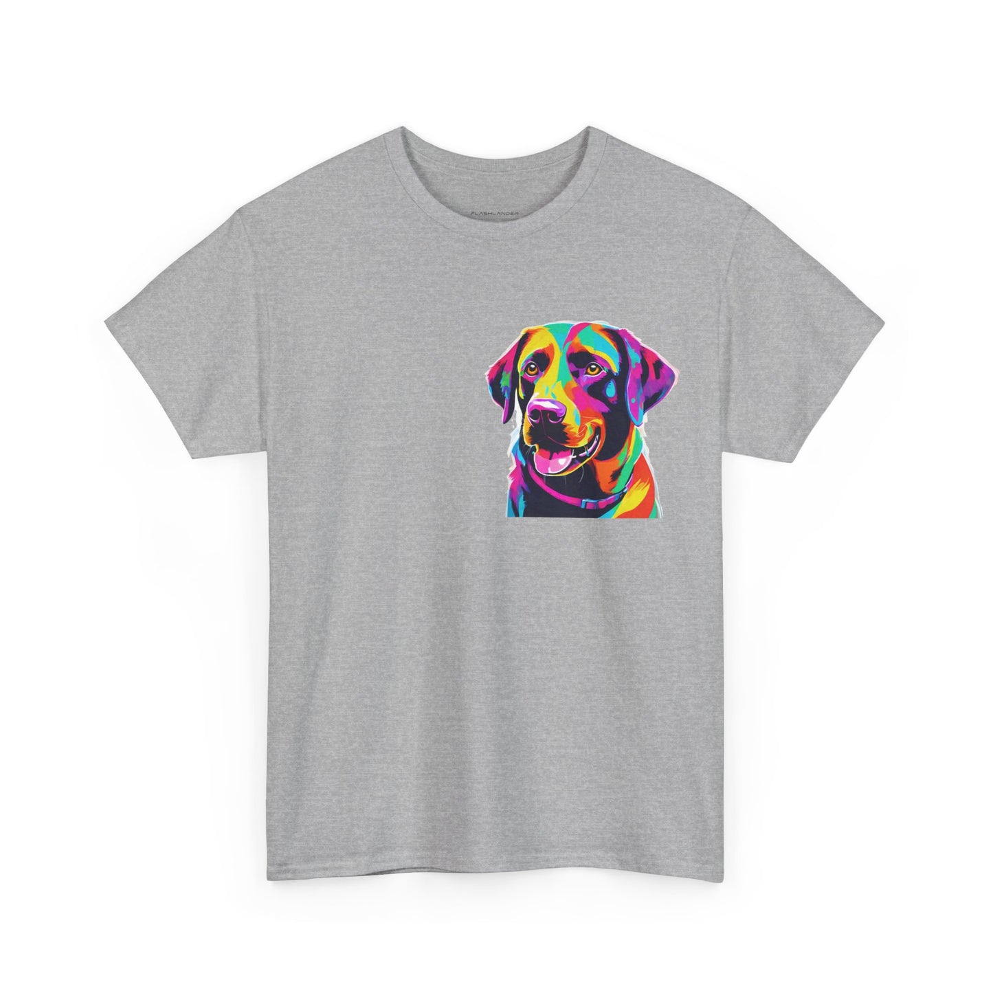 Pop Art Lab Dog in the Heart Flashlander Gym Shirt