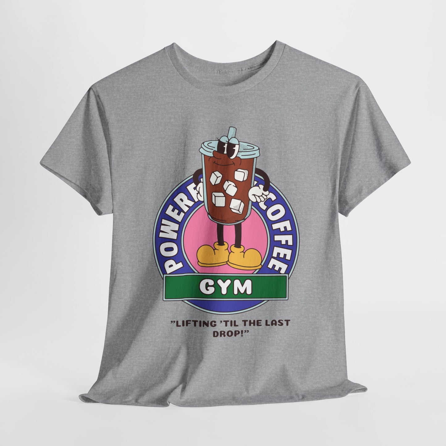 Power By Coffee Lifting 'Til The Last Drop   - Flashlander Gym Shirt