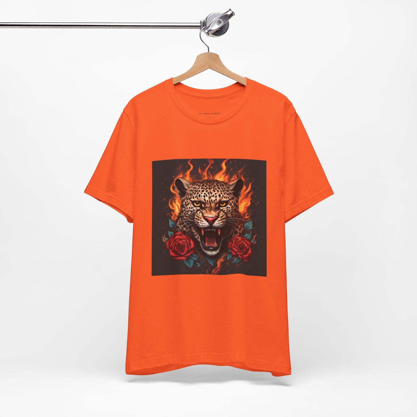 Leopard Flames Flashlander Gym Shirt