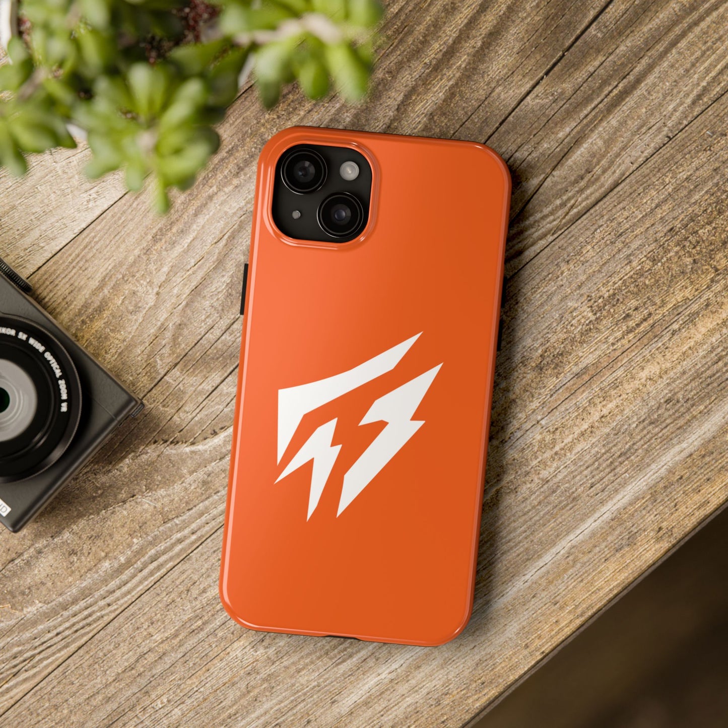 Flashlander Thunders Tough Phone Cases for all Iphone and Samsung Galaxy Orange