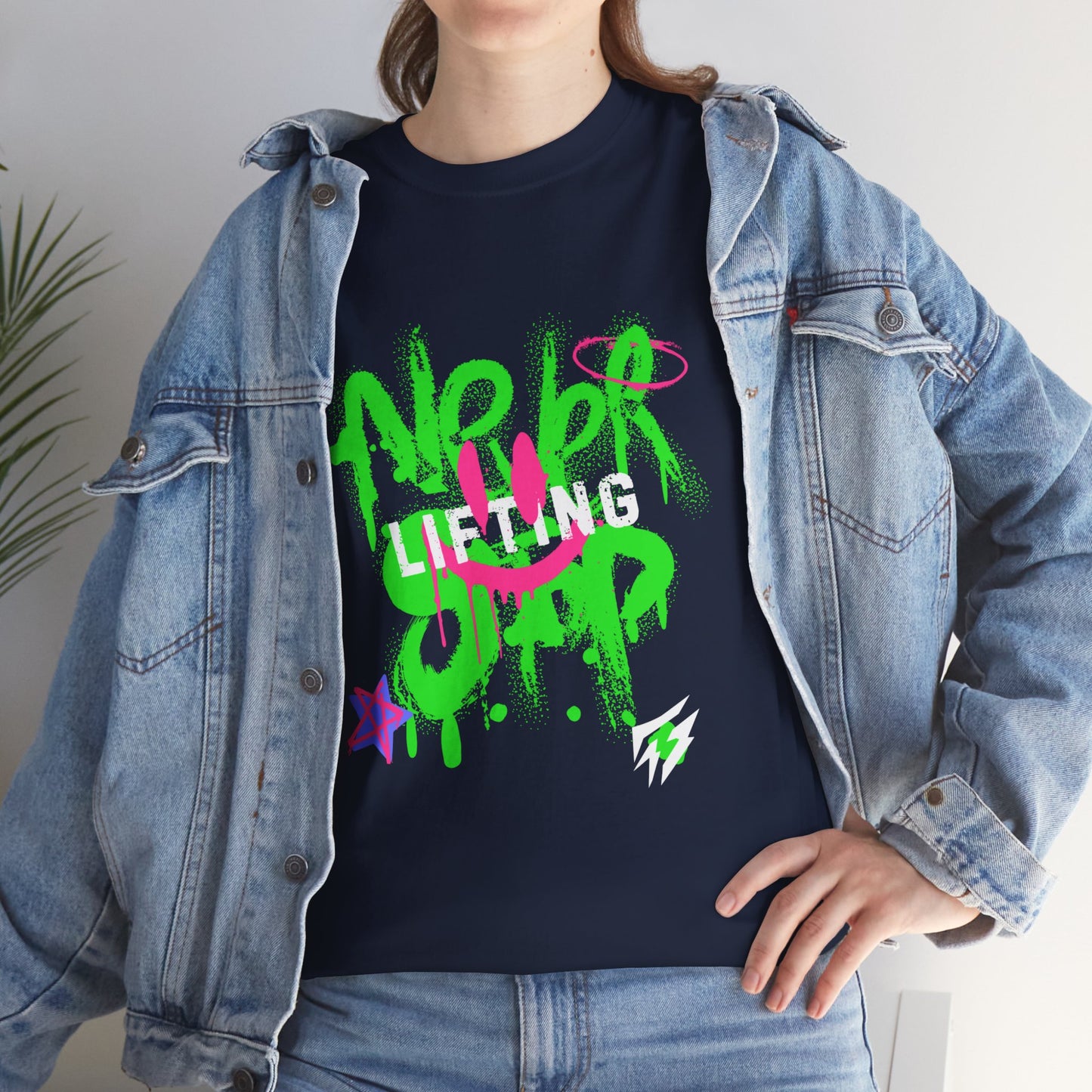 Graffiti Flashlander - Never Stop Lifting Gym T-Shirt