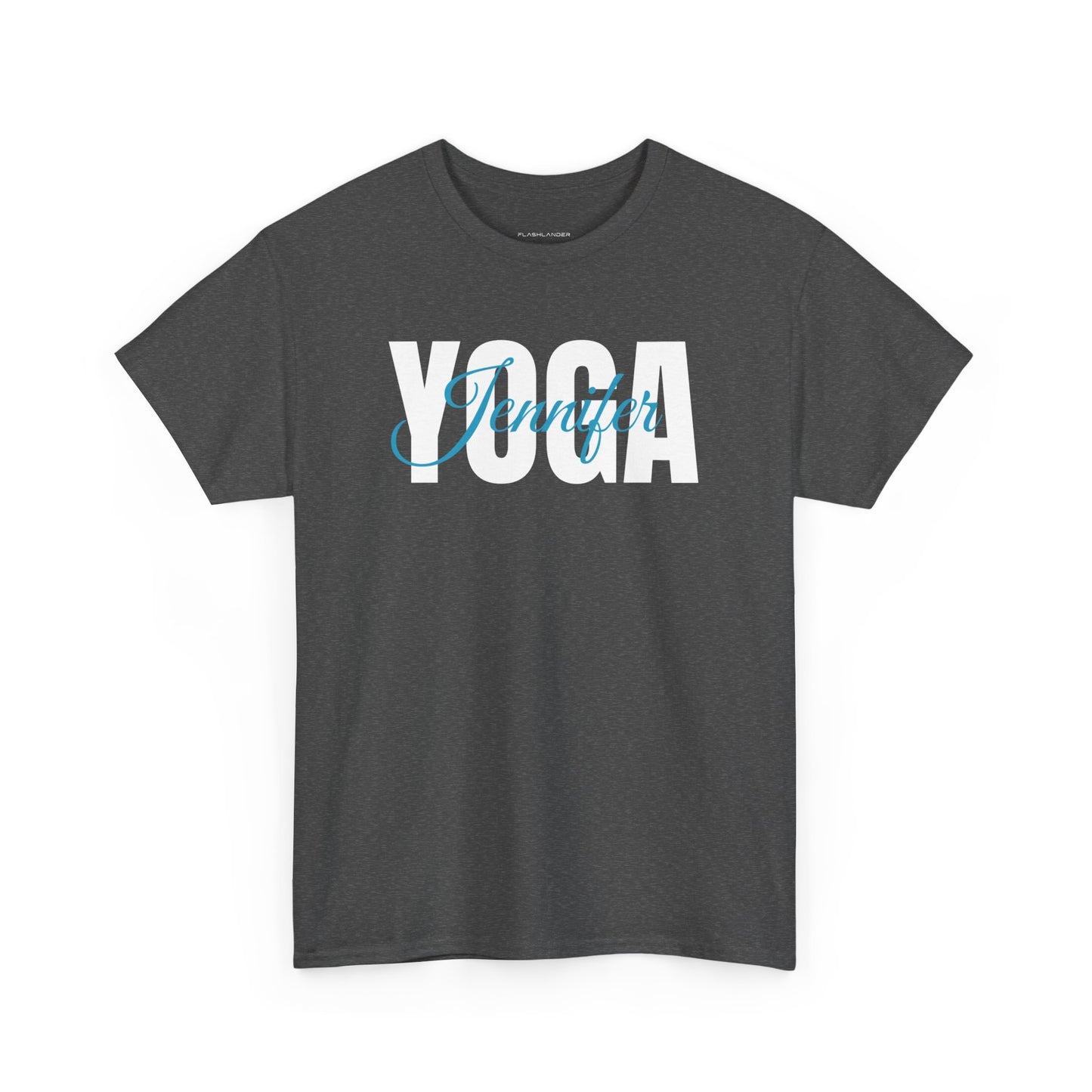 Personalized Yoga Shirt with Custom Name - Flashlander Gym Tee