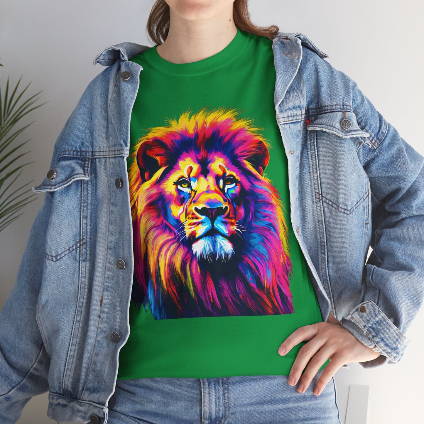 Lion Art Pop T-Shirt Flashlander