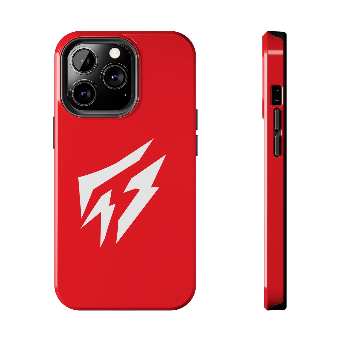 Flashlander Thunders Tough Phone Cases for all Iphone and Samsung Galaxy Red