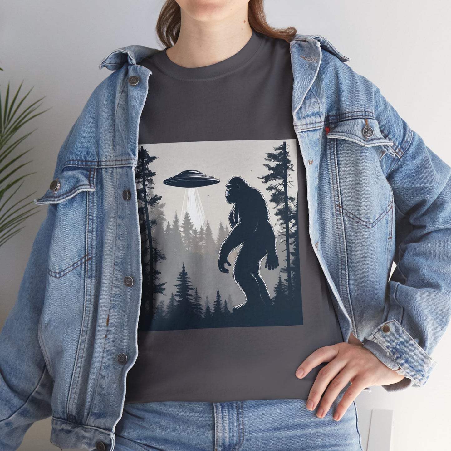 Sasquatch rencontre Bigfoot et OVNI - T-shirt de sport Flashlander