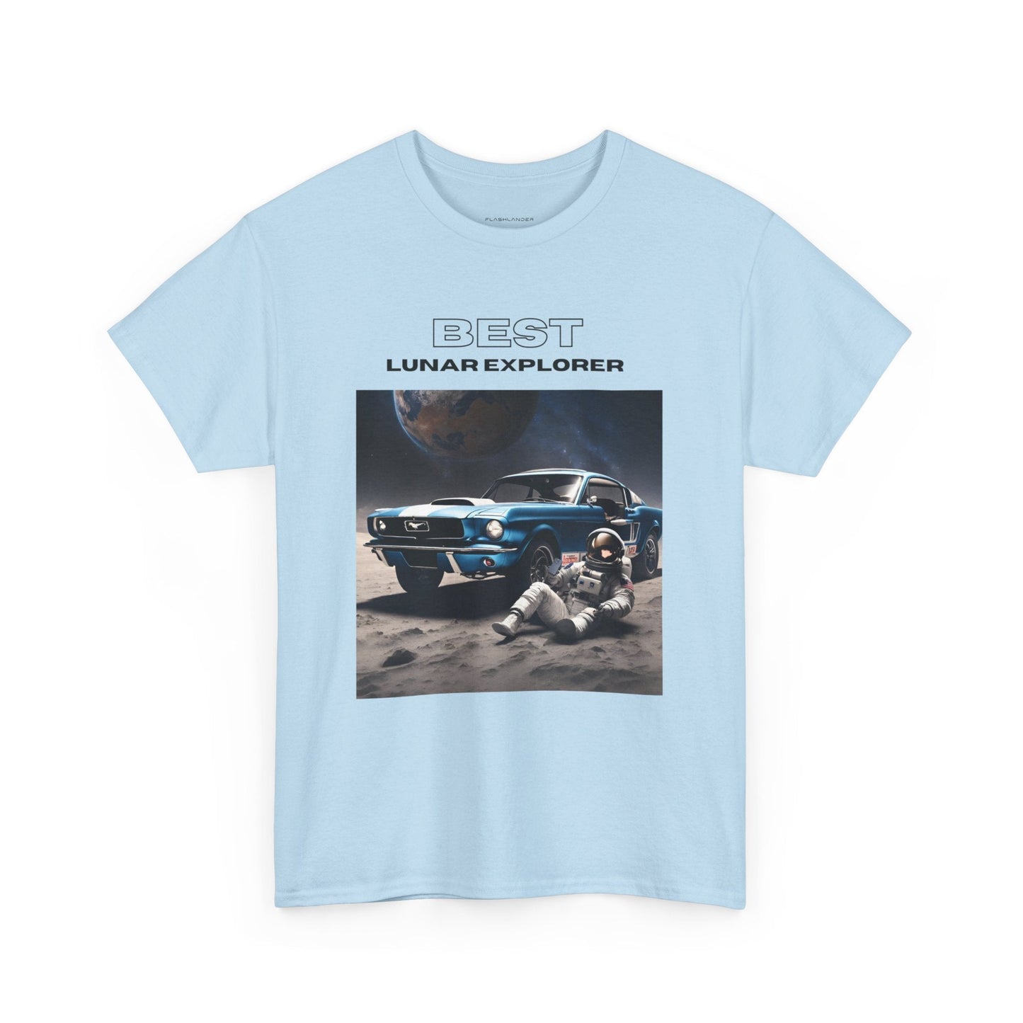 Astronaut Adventure Best Lunar Explorer Graphic Tee Flashlander