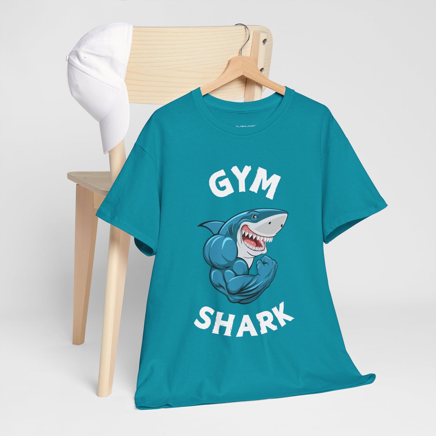 Muscle Gym Shark Bodybuilder Shirt - Flashlander