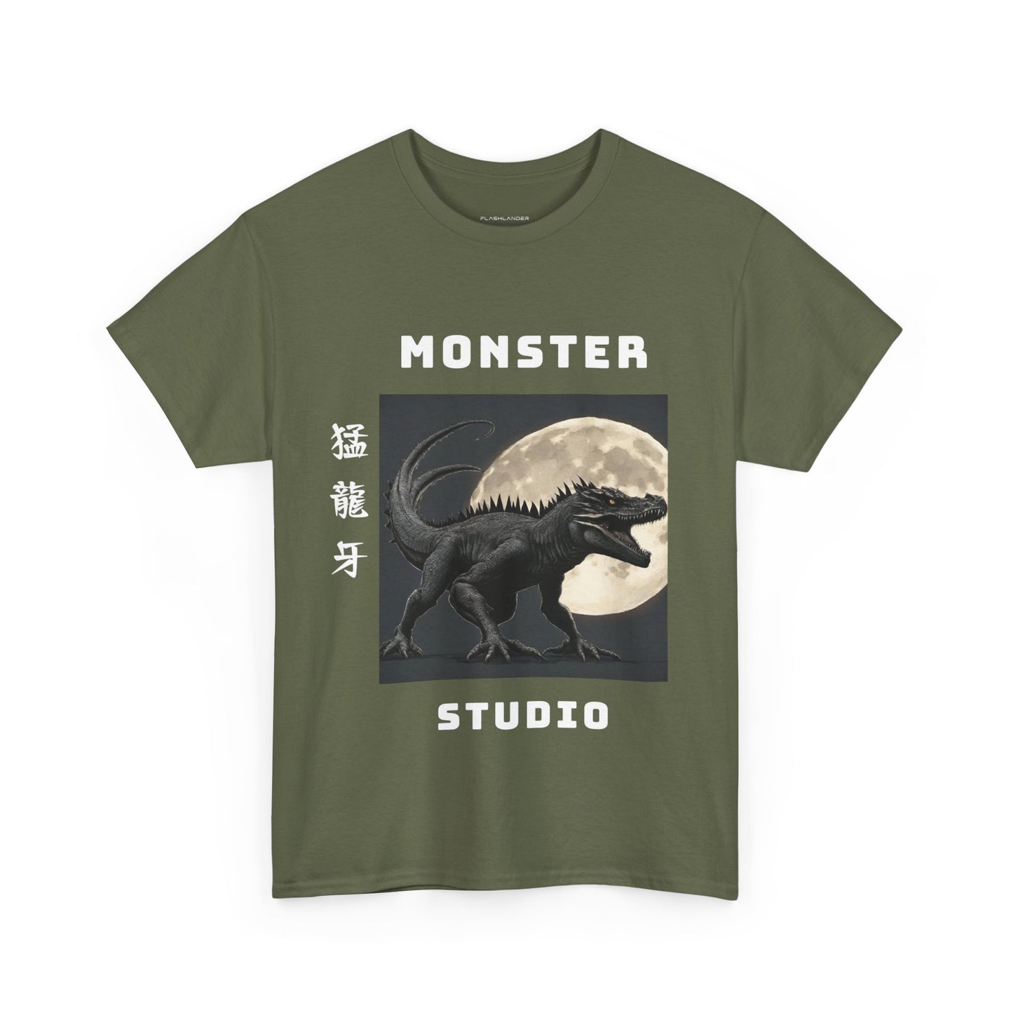 Vintage Monster Studio Japanese Custom Name - Flashlander Gym Shirt