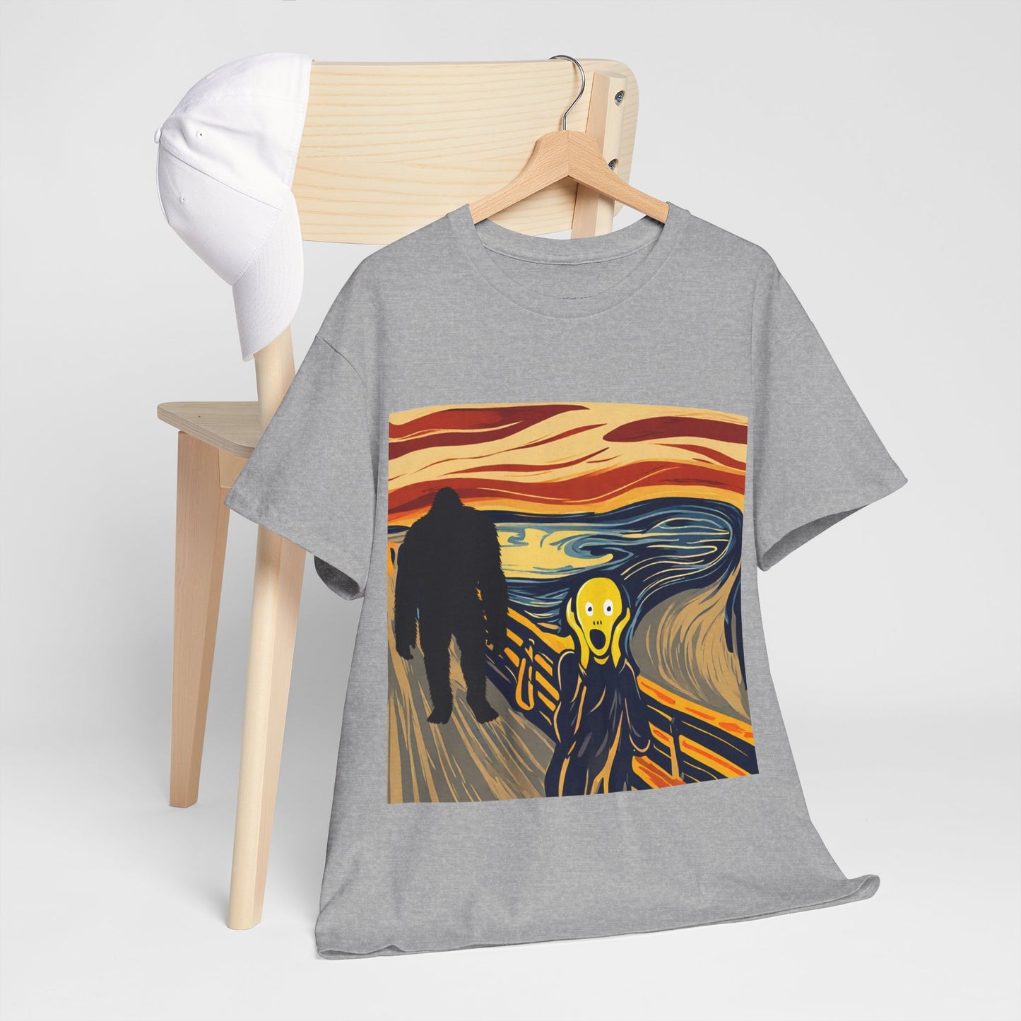 The Scream Meets Bigfoot A Startling Encounter - Flashlander Gym Shirt