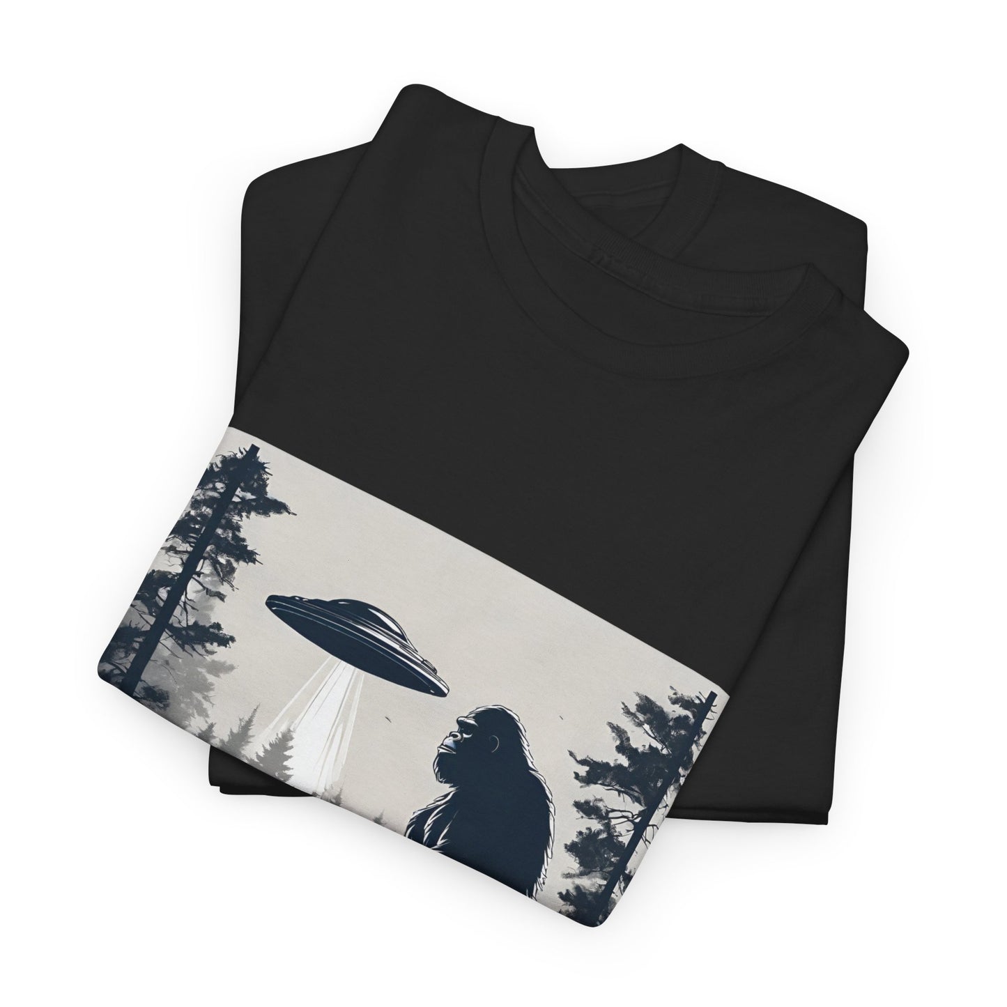 Sasquatch rencontre Bigfoot et OVNI - T-shirt de sport Flashlander