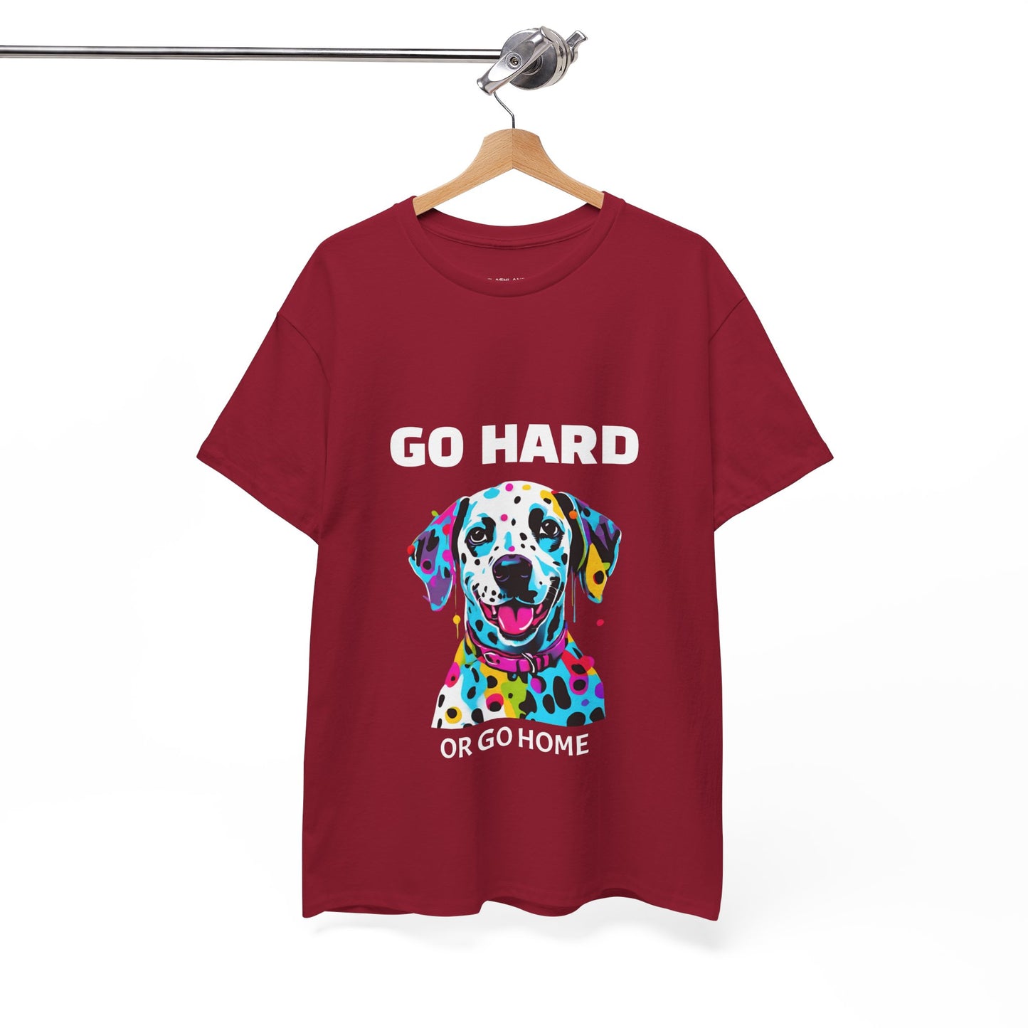 Dalmatian Dog Pop Art  - Go Hard Or Go Home Flashlander Gym Shirt