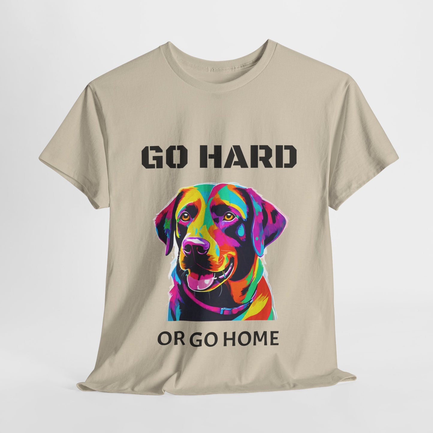 Labrador Retriever Dog Pop Art  - Go Hard Or Go Home Flashlander Gym Shirt