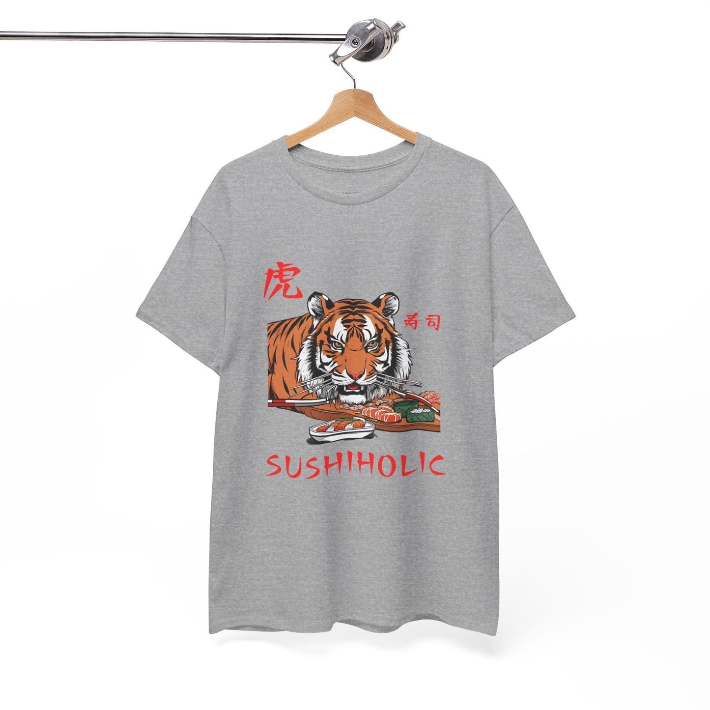 Tiger Sushi Lovers Sushiholic Graphic Tee Flashlander