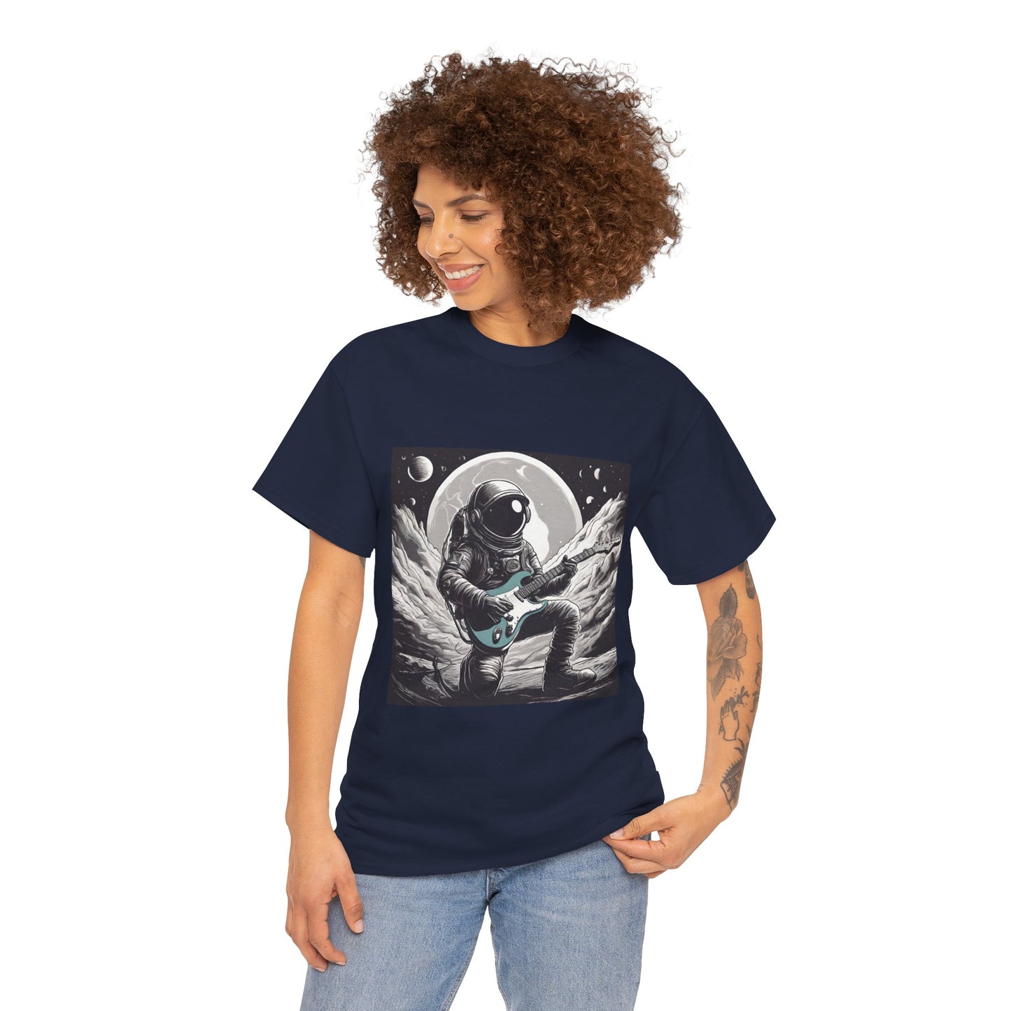 Galactic Jam Rockstar Astronaut Flashlander Gym Shirt