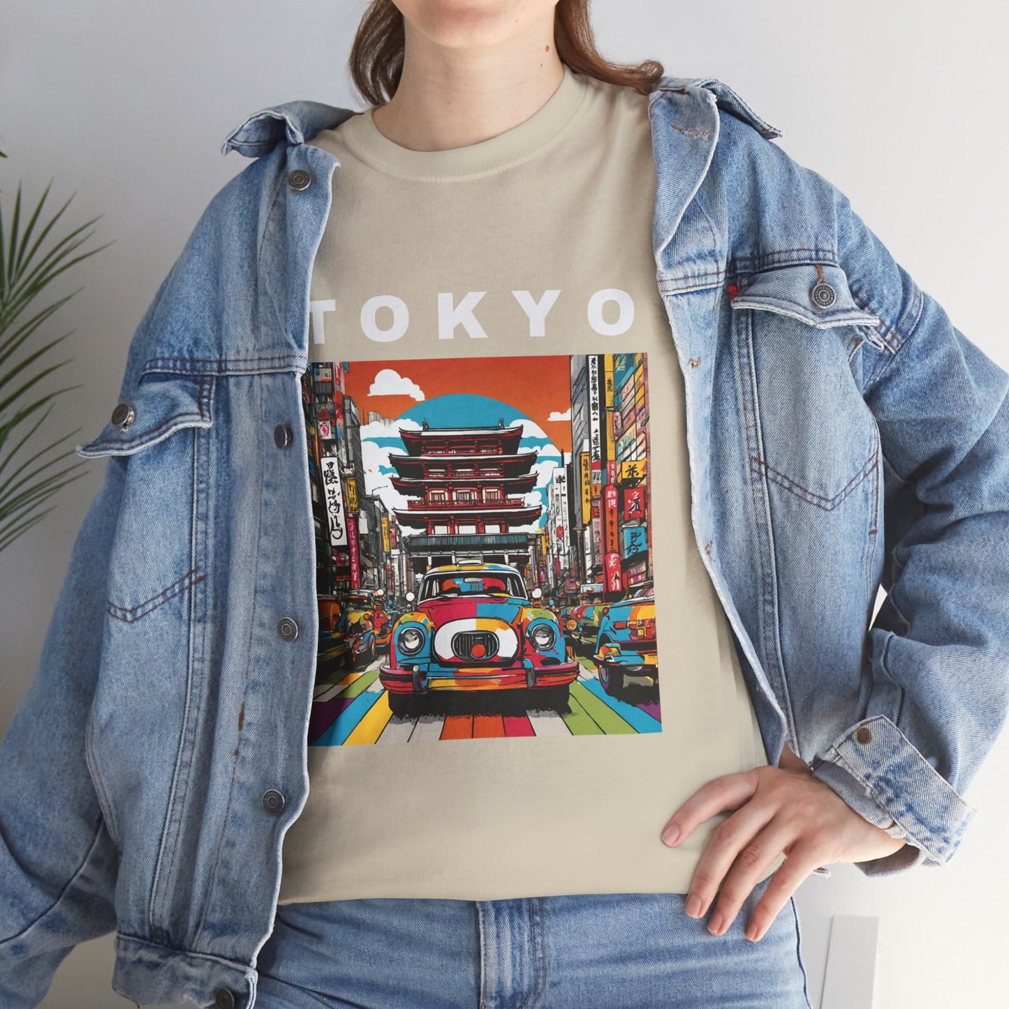 Tokyo Vintage Street Art Pop - Flashlander Gym Shirt