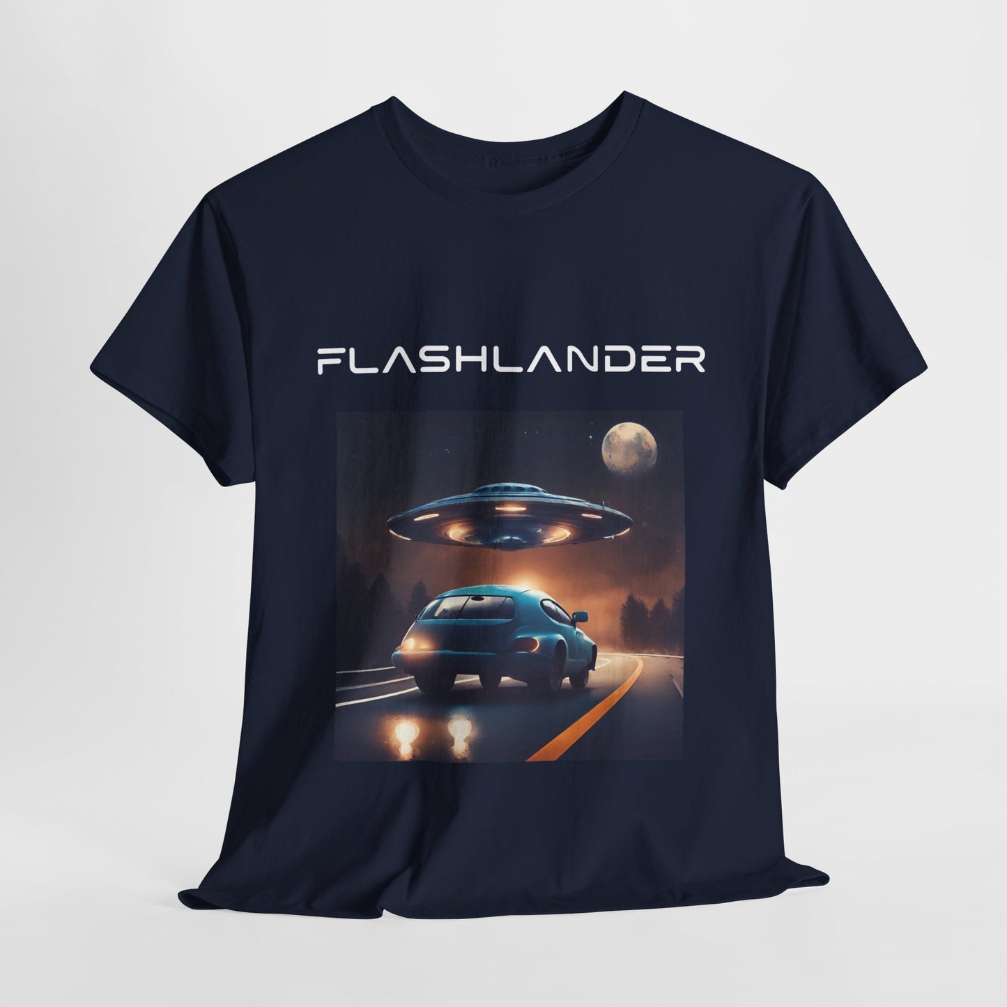 Retro UFO Alien Flashlander Gym Shirt