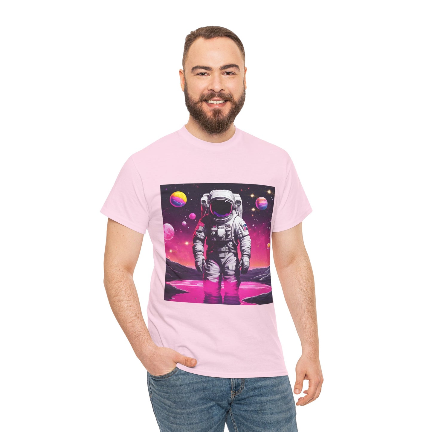 Astronaut Exploring New Worlds Flashlander Gym Shirt