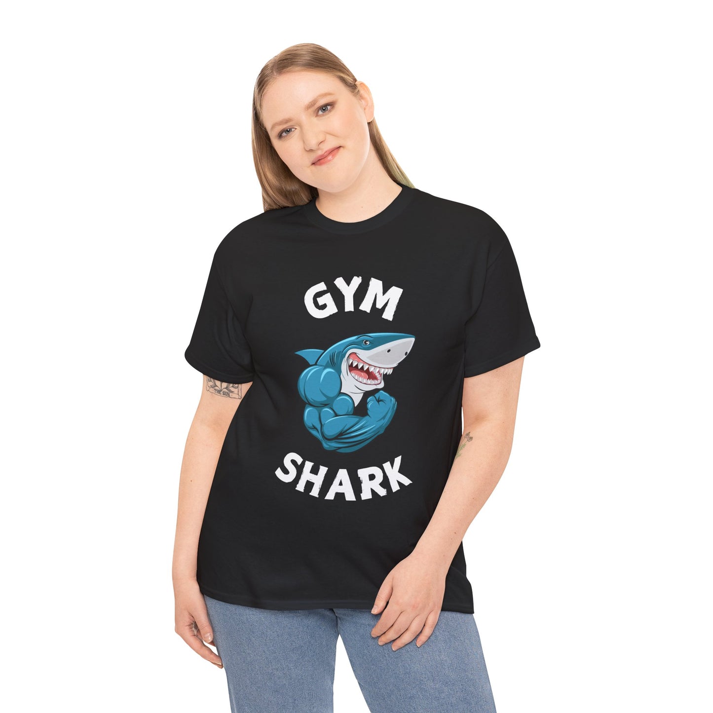 Muscle Gym Shark Bodybuilder Shirt - Flashlander