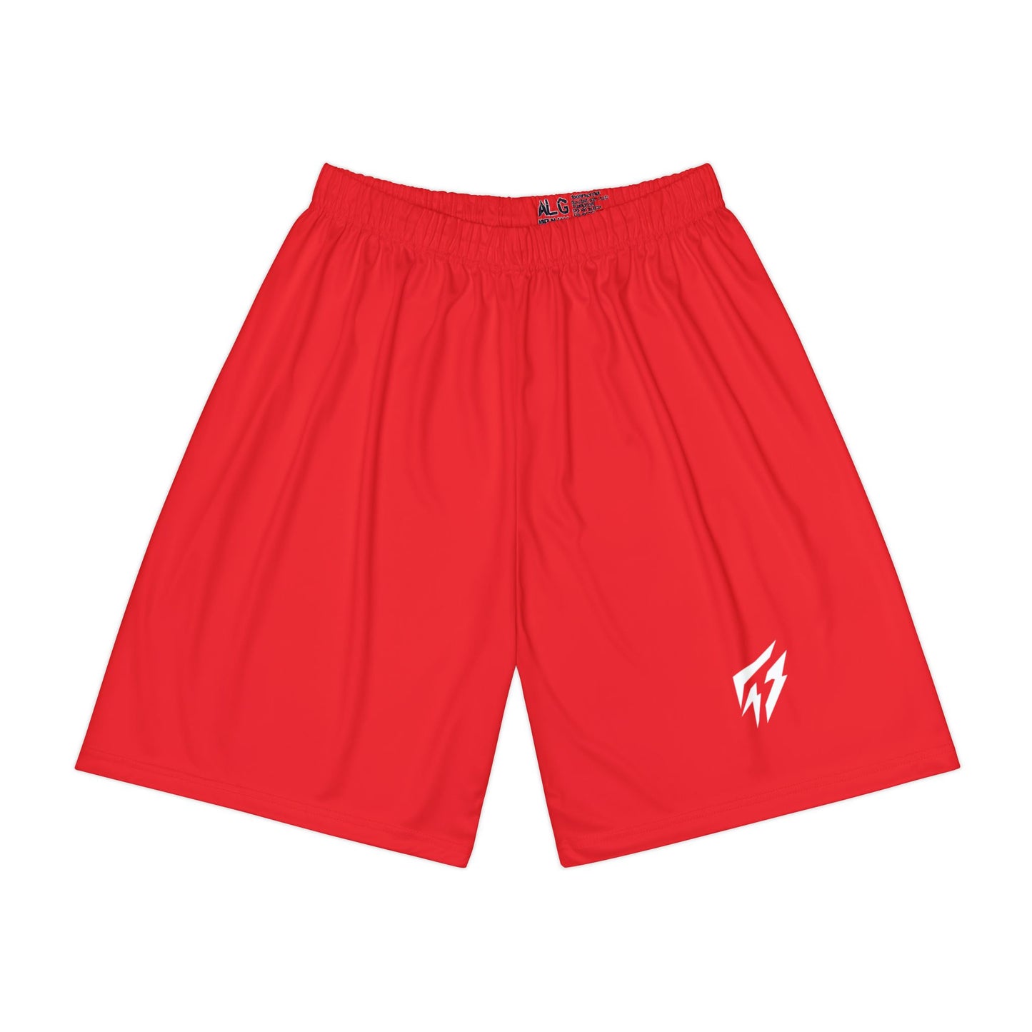 Flashlander ALG Performance Men’s Sports Shorts (AOP) Red