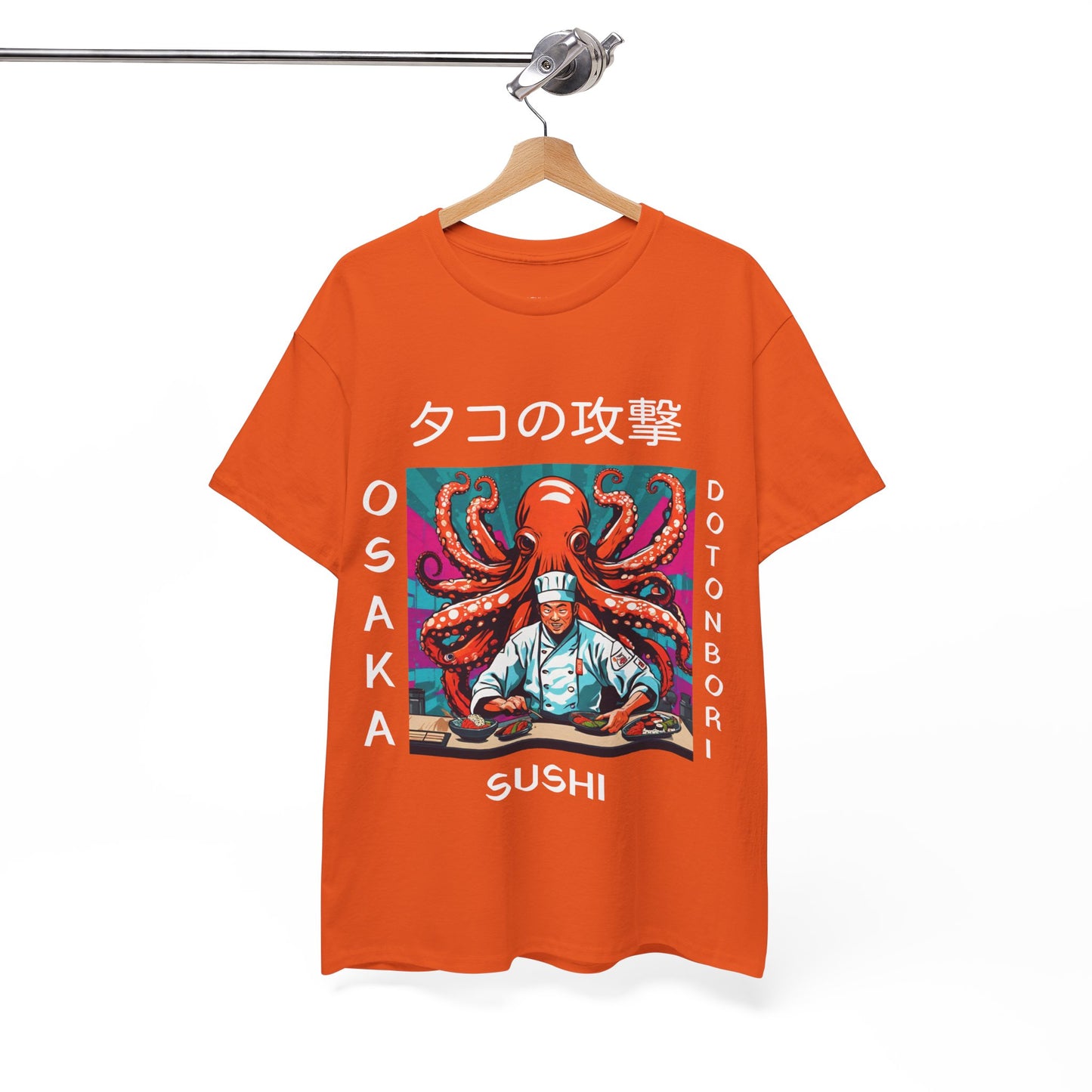 Octopus Escape Sushi Chef - Flashlander Gym Shirt