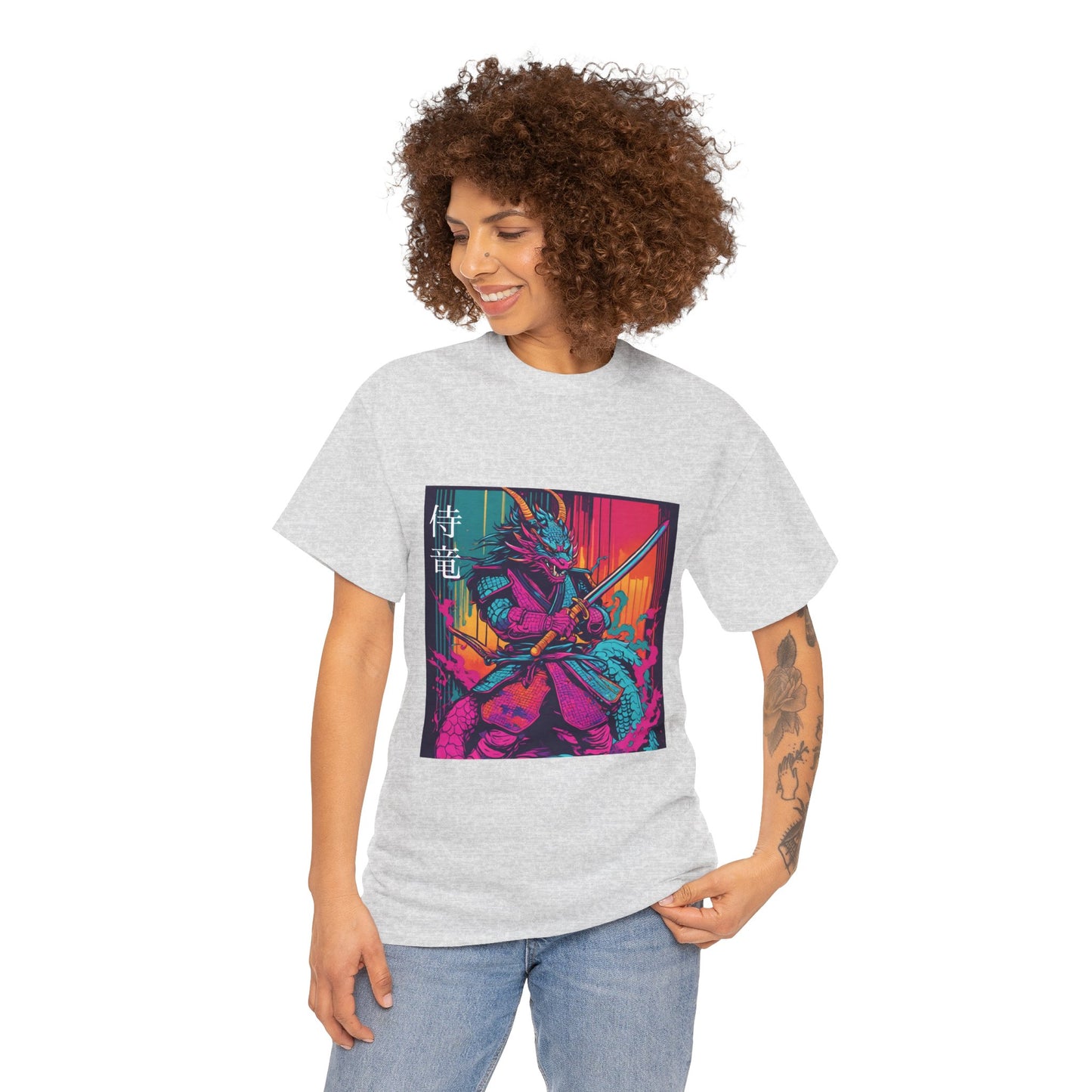 Dragon Samurai Pop Art - Flashlander Gym Shirt