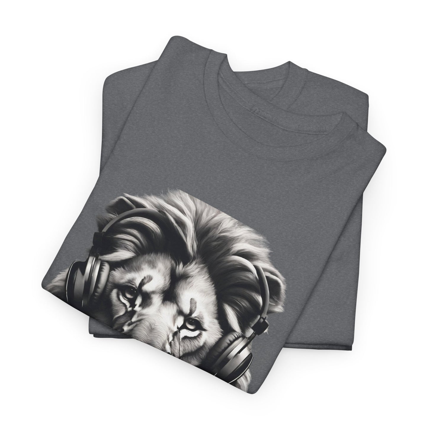 Lion Training with Headphones - Flashlander Gym Shirt