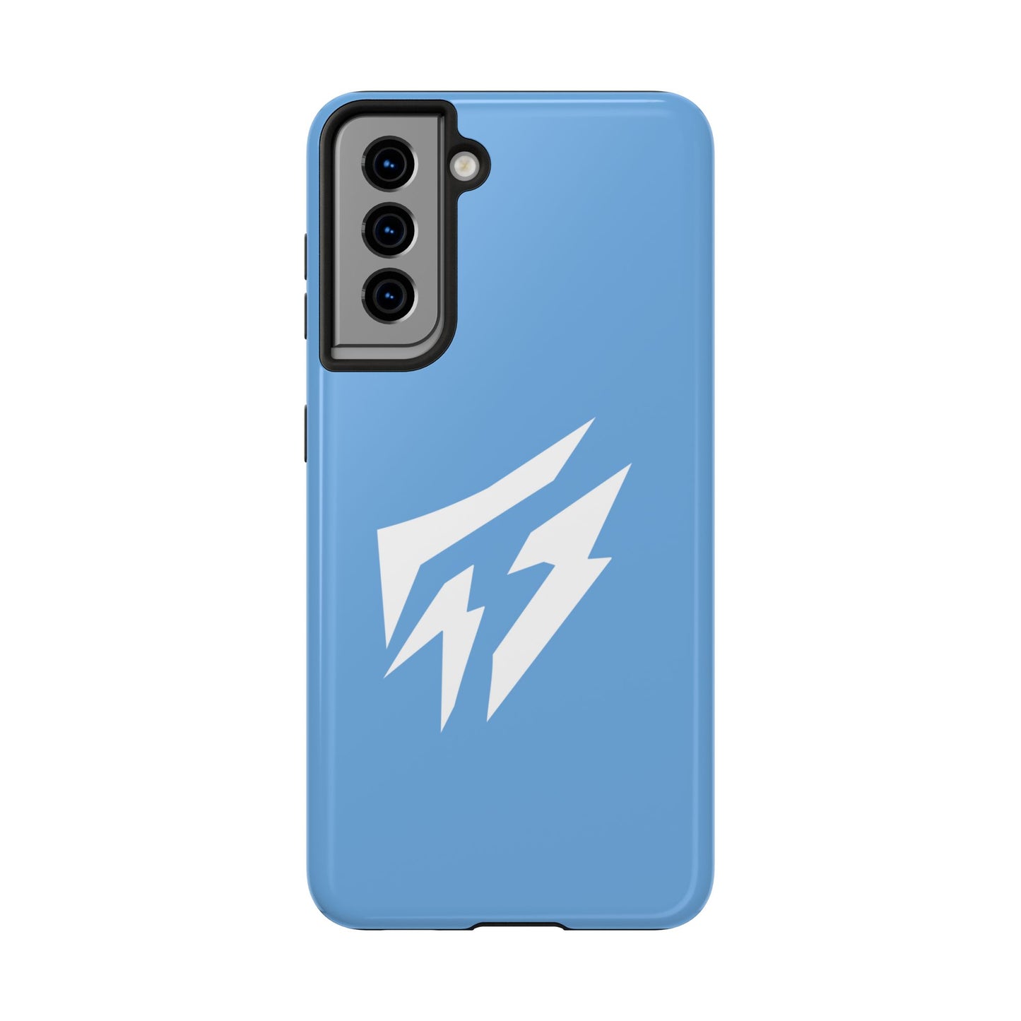 Flashlander Thunders Tough Phone Cases for all Iphone and Samsung Galaxy Light Blue