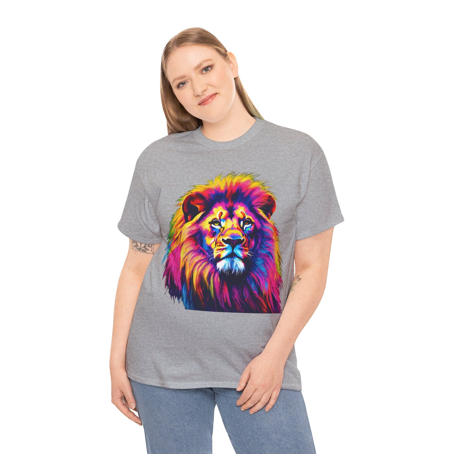 Lion Art Pop T-Shirt Flashlander