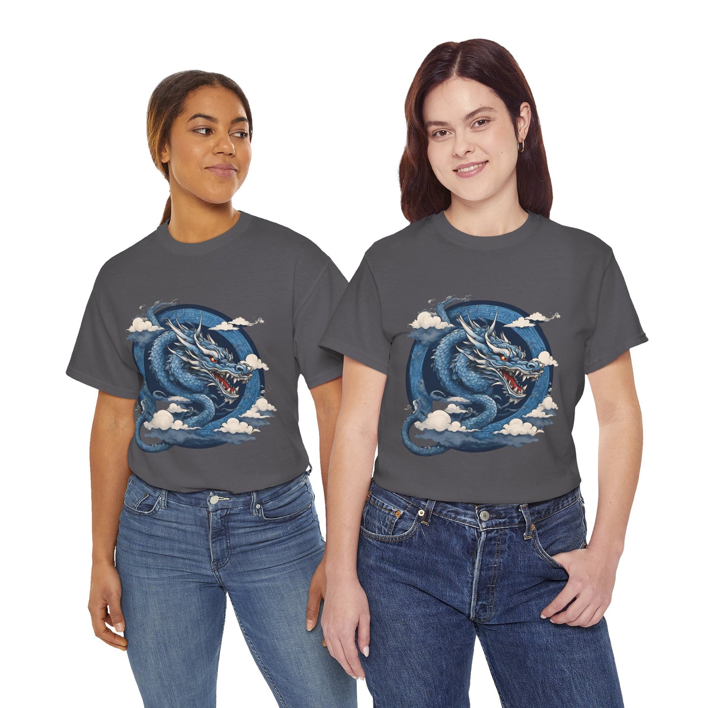 Dragon bleu japonais - T-shirt de sport Flashlander