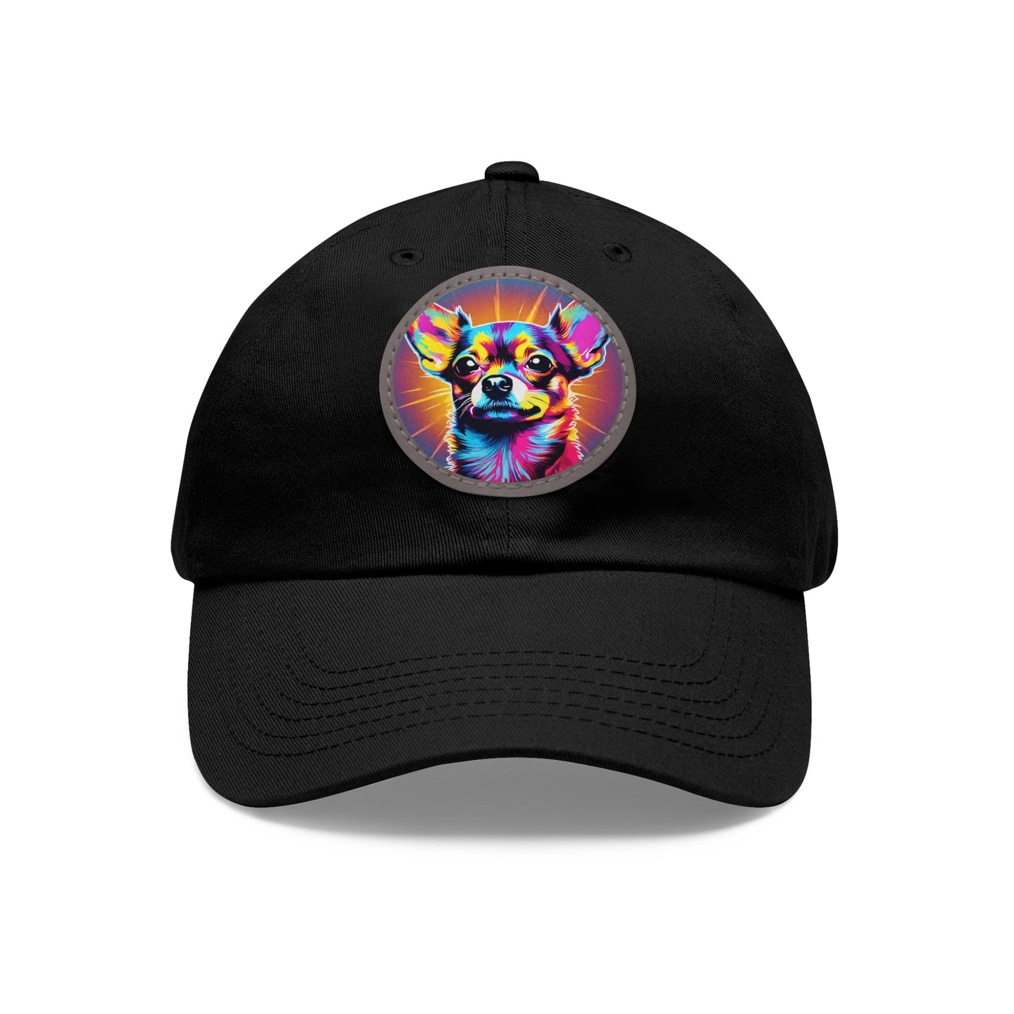 Chihuahua Dog Hat Sportswear Cap Chihuahua Cap Chihuahua Art Pop Hat Dad Hat with Patch (Round) Baseball Cap Custom Hat Flashlander