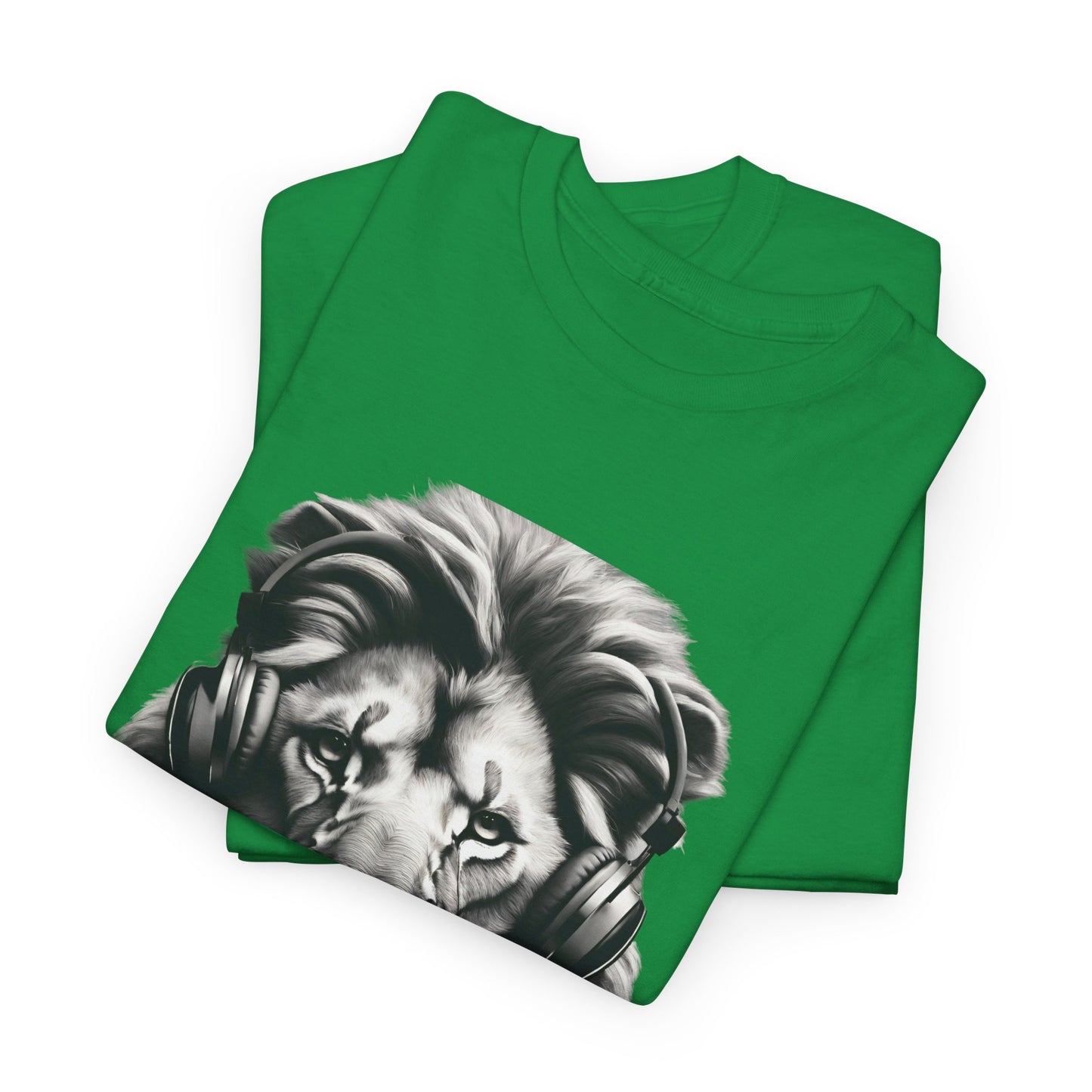 Lion Training with Headphones - Flashlander Gym Shirt