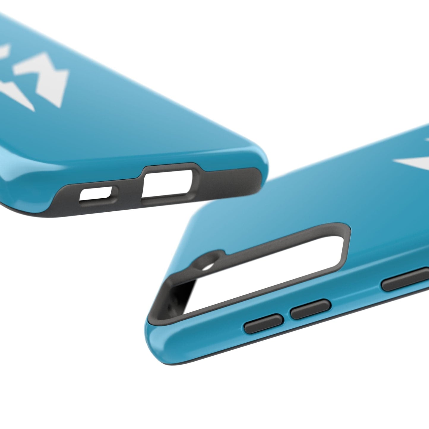 Flashlander Thunders Tough Phone Cases for all Iphone and Samsung Galaxy Blue Aqua Turquoise