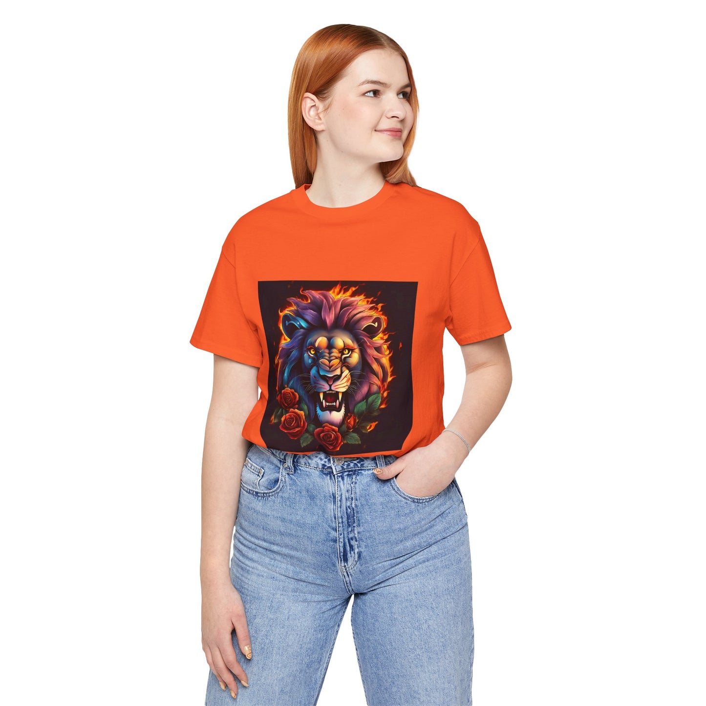 Brave Lion Flames Flashlander Gym Shirt