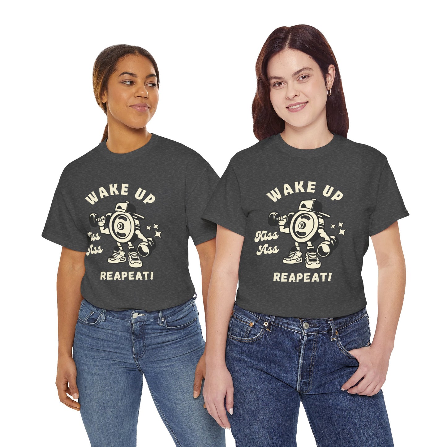 Wake Up Kiss Ass Reapeat - Flashlander Gym Shirt