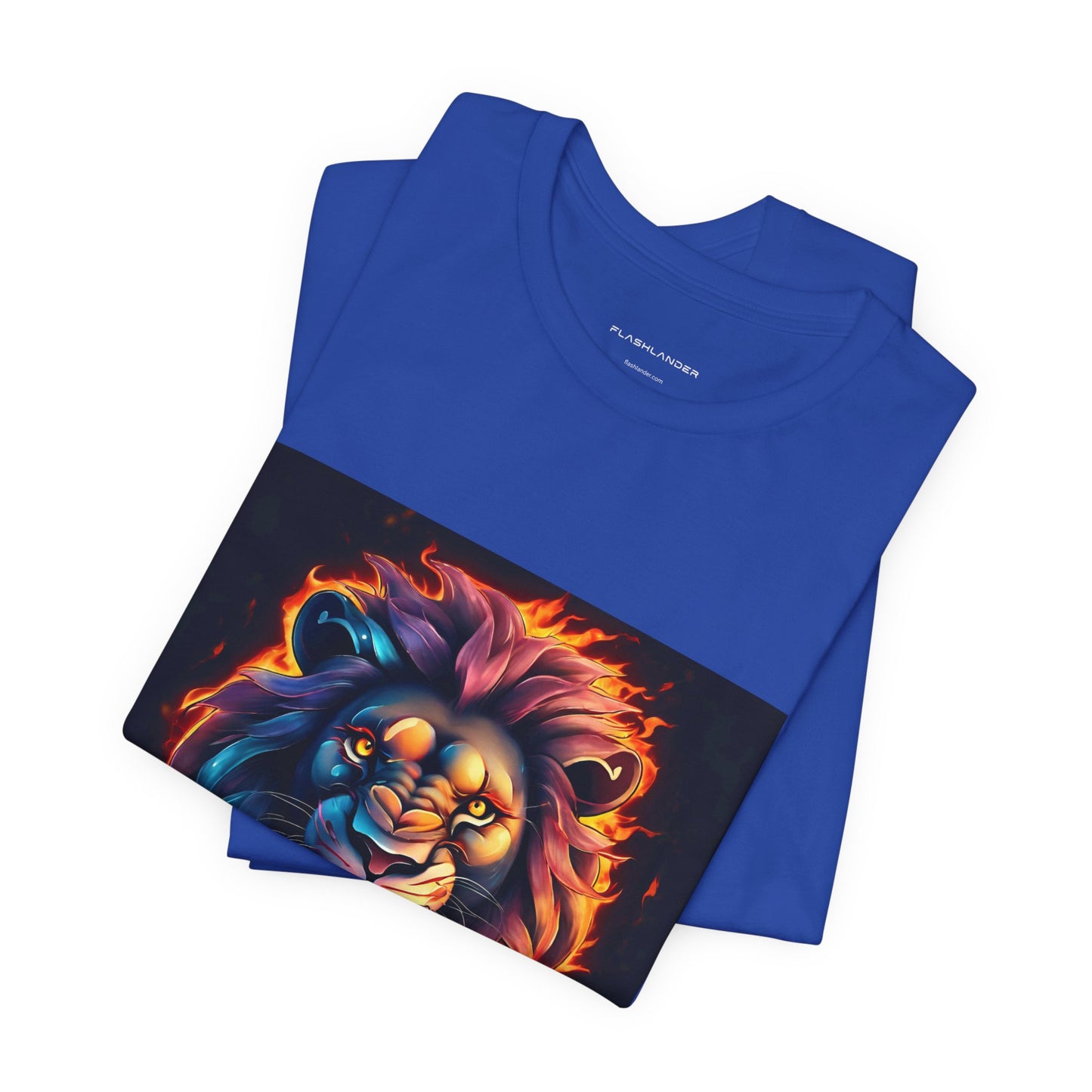 Brave Lion Flames Flashlander Gym Shirt