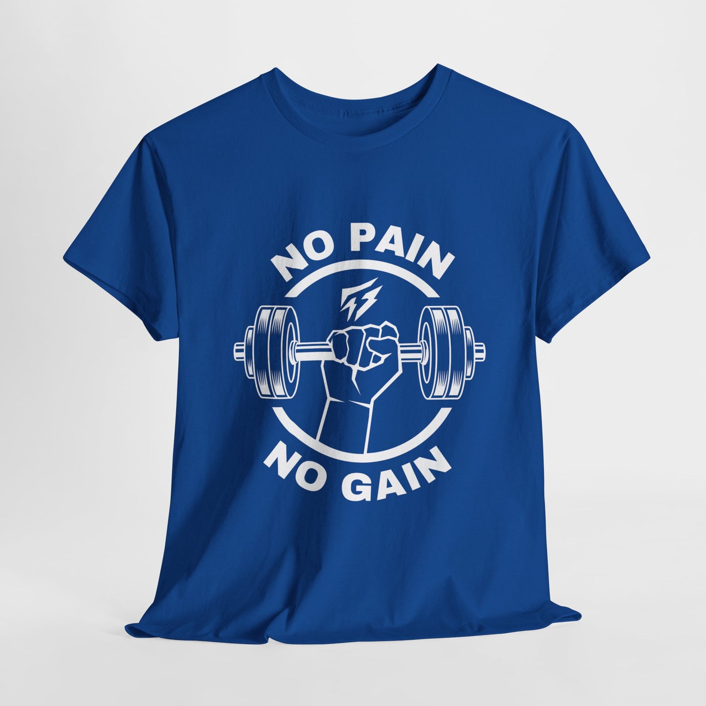 Lifting Flashlander Gym Shirt No Pain No Gain Quote Tee