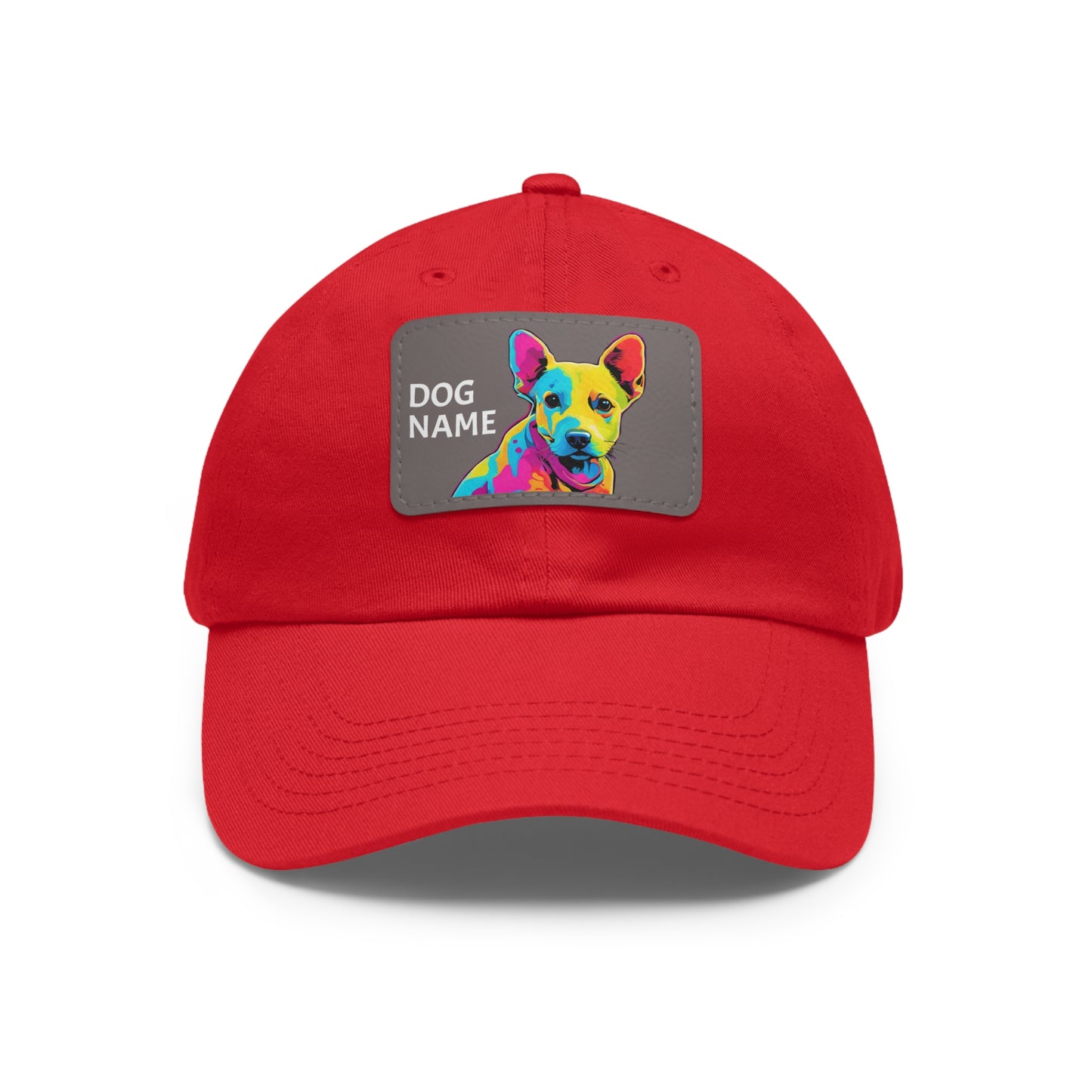 Pigbull Dog Hat Sportswear Cap Pigbull Pop Art Hat Dad Hat with Patch (Rectangle) Baseball Cap Pigbull Cap Pigbull Hat Pigbull Dog Hat Pigbull Dog Cap