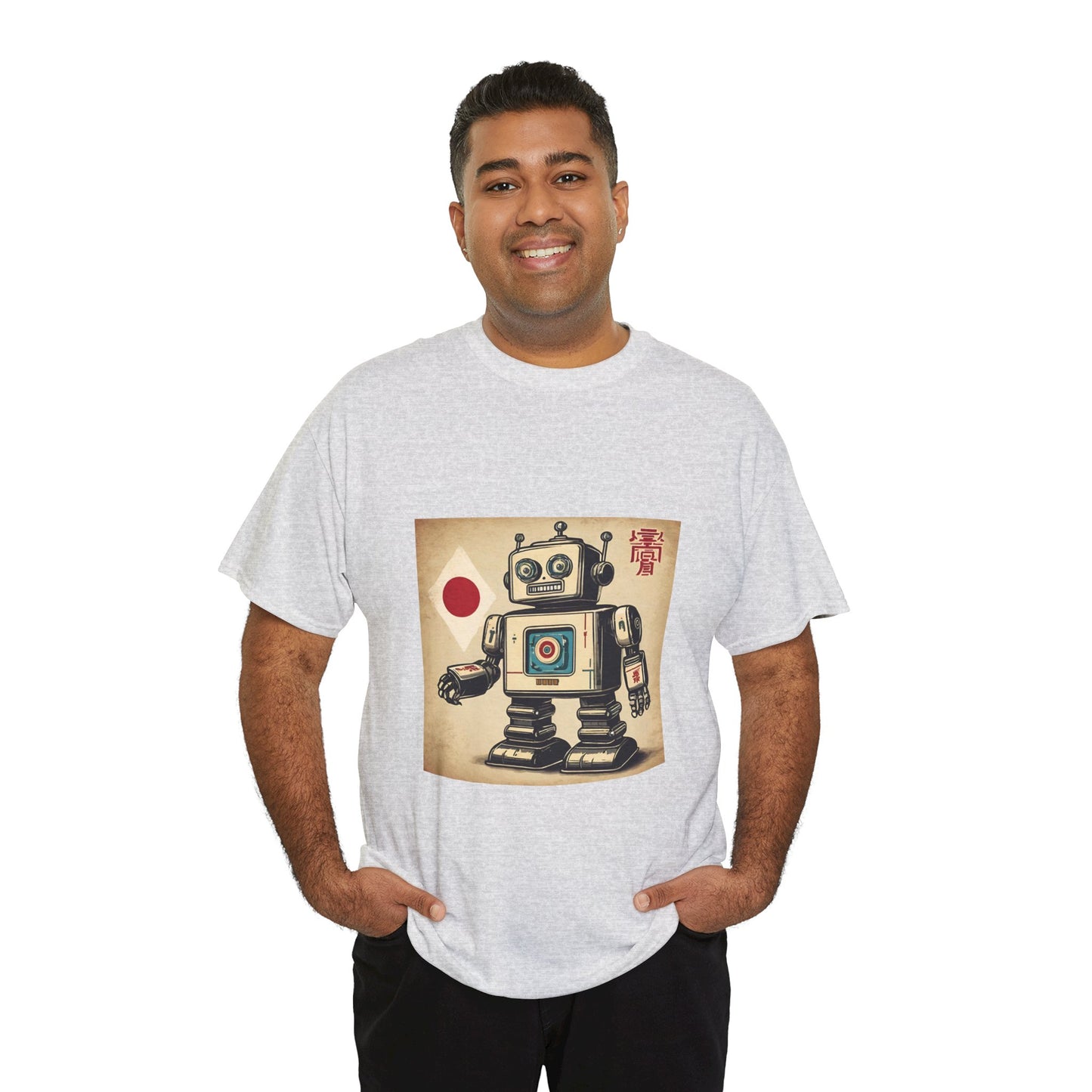 Camiseta deportiva con diseño de robot japonés vintage - Flashlander