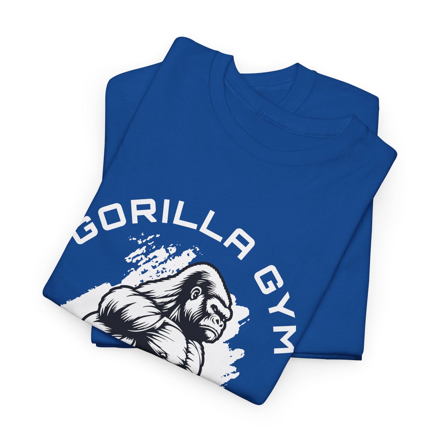 T-shirt de sport Gorilla Flashlander en coton unisexe, noir anthracite, graphique de performance