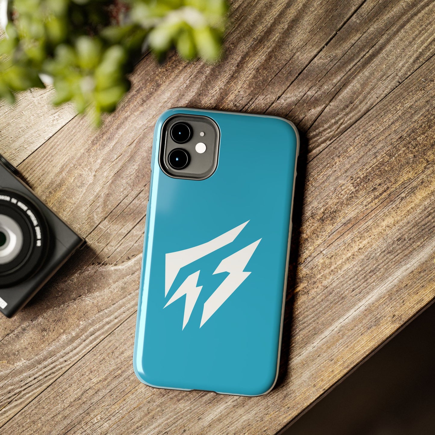 Flashlander Thunders Tough Phone Cases for all Iphone and Samsung Galaxy Blue Aqua Turquoise