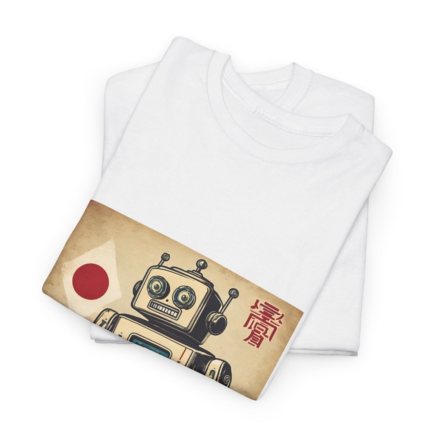 Camiseta deportiva con diseño de robot japonés vintage - Flashlander