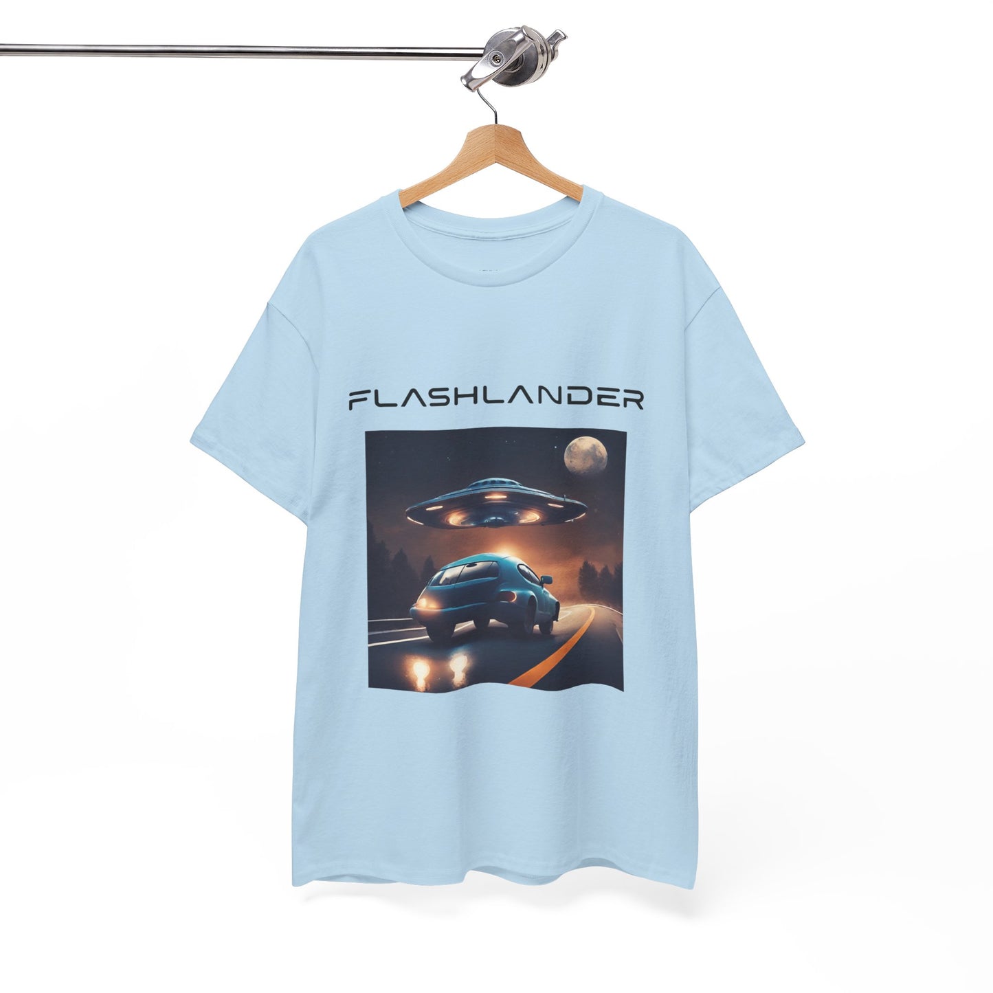 Retro UFO Alien Flashlander Gym Shirt