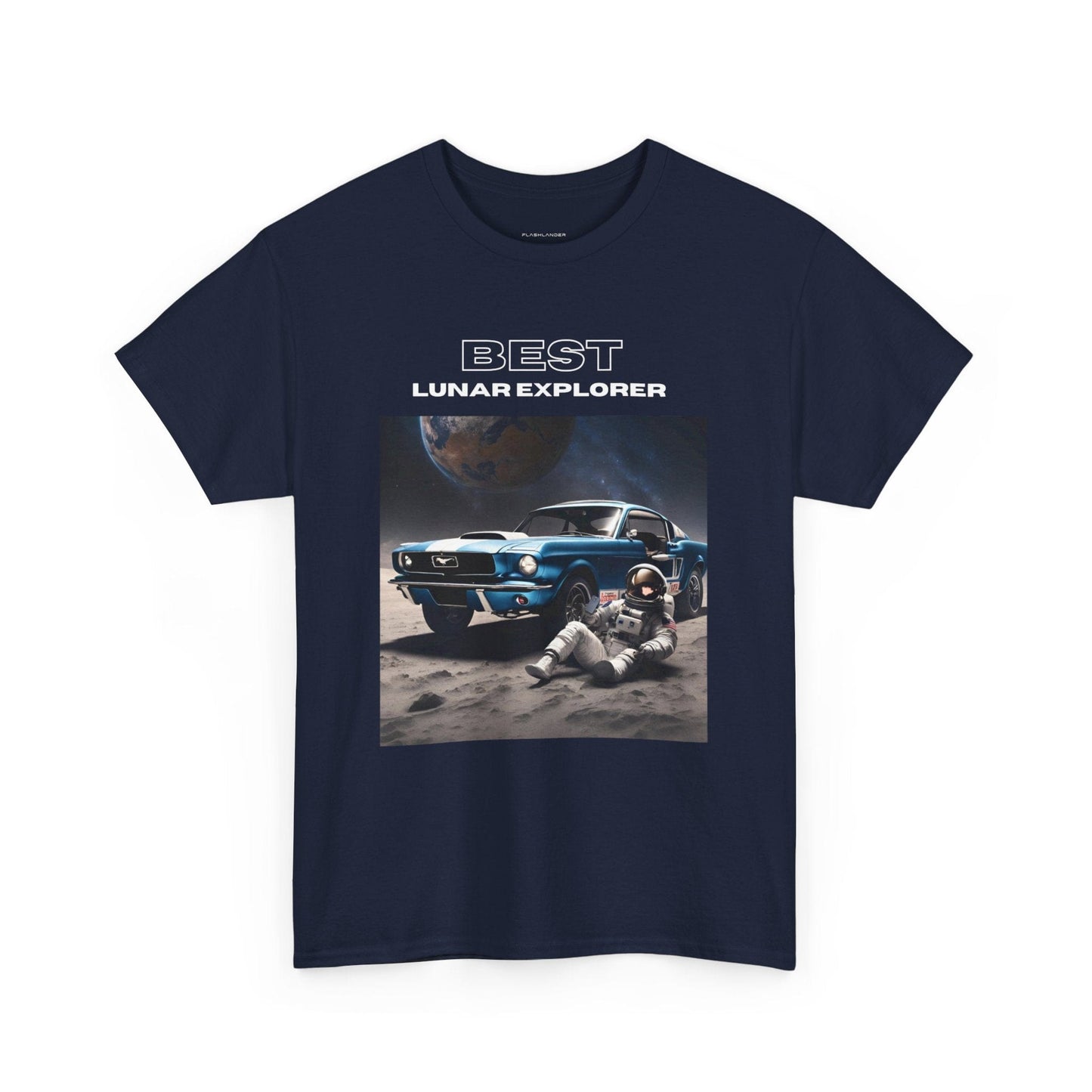 Astronaut Adventure Best Lunar Explorer Graphic Tee Flashlander