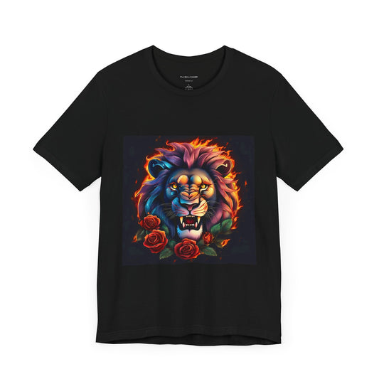 Brave Lion Flames Flashlander Gym Shirt