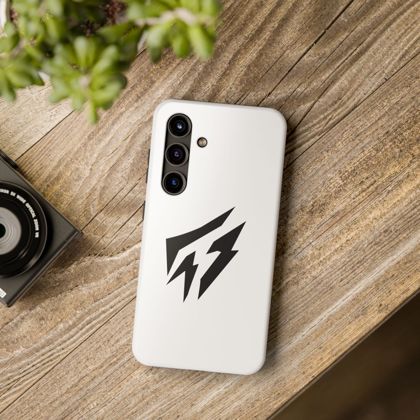 Flashlander Thunders Tough Phone Cases for all Iphone and Samsung Galaxy White